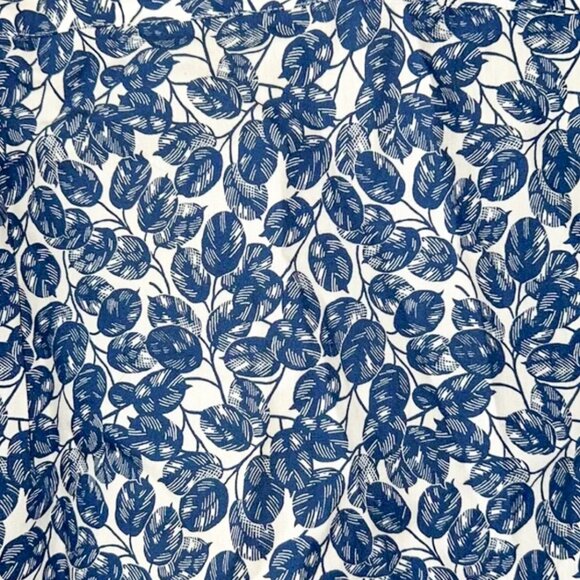 Zara - Fun Comfort Button Down Dress Shirt with Leaf Print - Picture 3 of 5